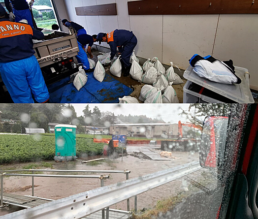 台風19号警戒