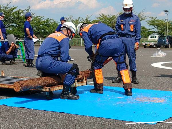 第１回飯能消防団救助資機材認定審査会が行われました