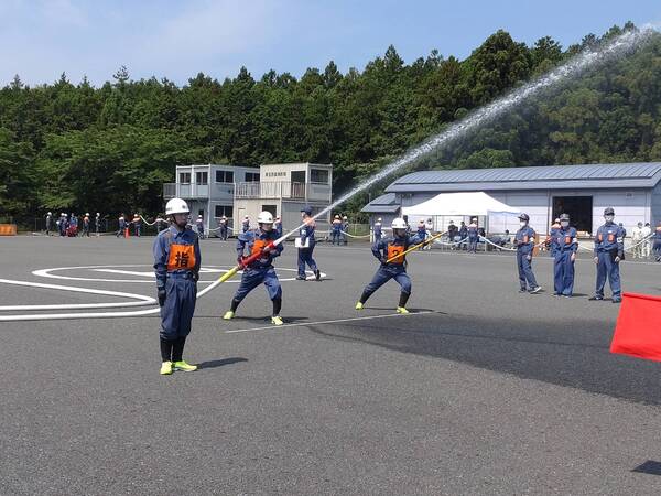 飯能消防団消防技術確認訓練