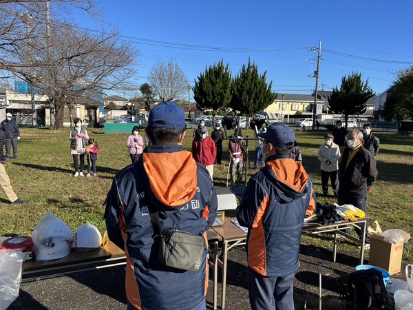 緑町自治会防災器具点検