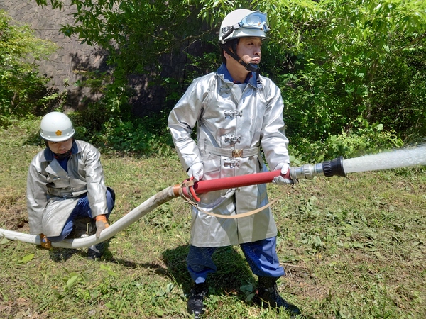 放水訓練を実施