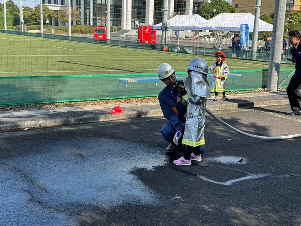 駿河台大学学園祭 第３７回　駿輝祭　消防団ブースに参加しました。