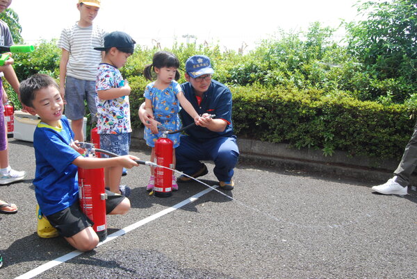 第7分団消防体験会を実施