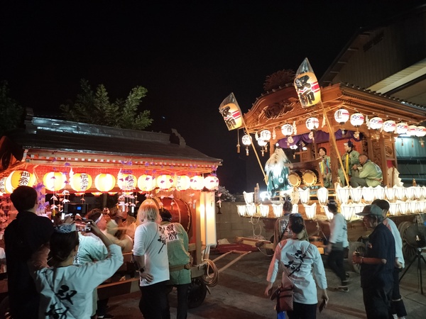 双柳神社夏季大祭山車運行警備