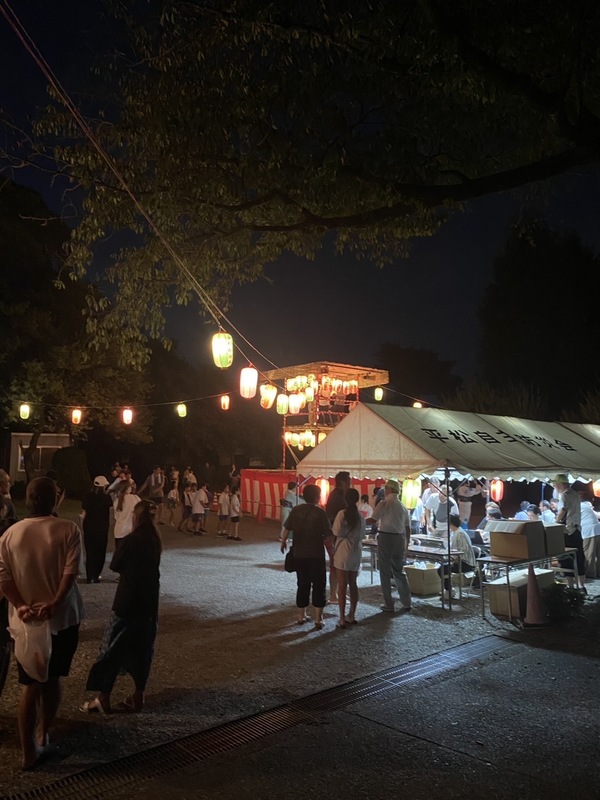 平松盆踊り大会警備及び八坂神社祭礼底抜け運行警備を実施