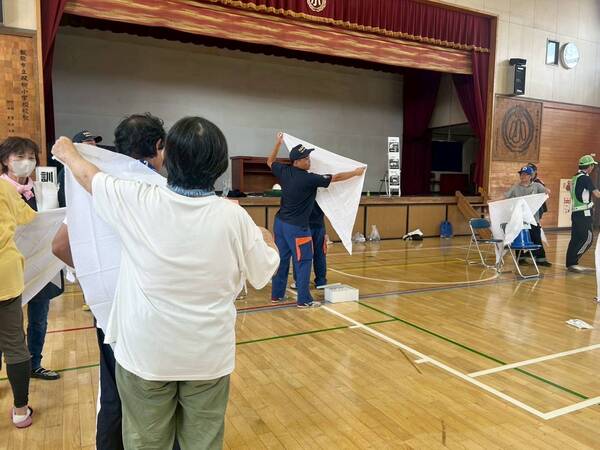 7分団地内防災訓練(双柳地区編)