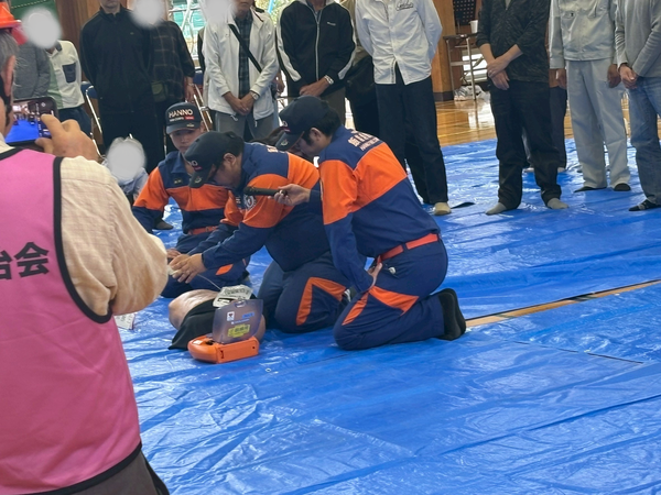 川寺地区防災訓練に参加しました