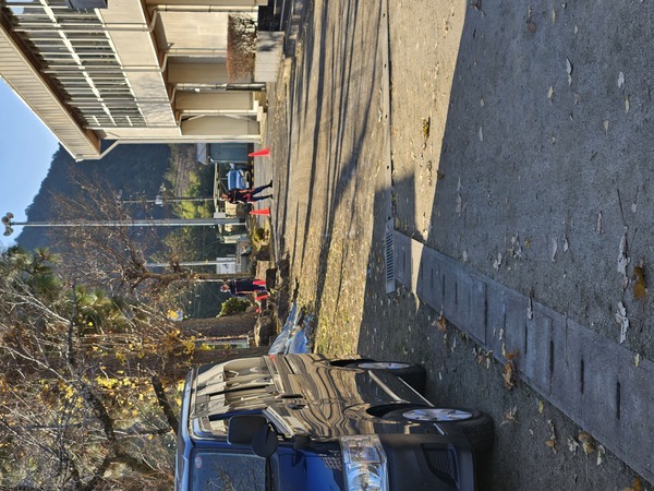 第二区地区とのやまマーケットの警備